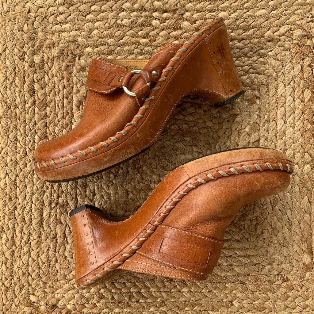 Frye Authentic Braided Clogs